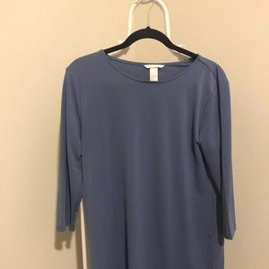 Basic blue dress